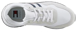 Tommy Jeans TJM Modern Runner Sneaker Creme/Weiß/Grau
