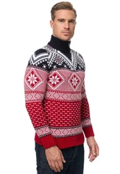 Rusty Neal Strickpullover Rot/Dunkelrot