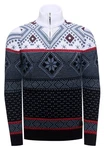 Rusty Neal Strickpullover Hellblau/Dunkelblau/Lila