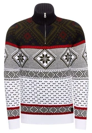 Strickpullover mit winterlichem Muster