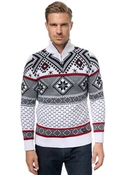 Rusty Neal Strickpullover Weiß/Creme/Mischfarben