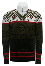 Strickpullover mit winterlichem Muster
