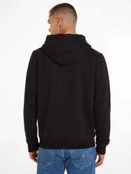 Tommy Jeans Kapuzensweatshirt TJM REG LINEAR LOGO HOODIE EXT Schwarz