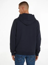 Tommy Jeans Kapuzensweatshirt TJM REG LINEAR LOGO HOODIE EXT Dunkelblau