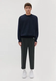 studio seidensticker Strickpullover Studio Langarm Rundhals