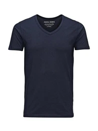 T-Shirt JJEBASIC V-NECK TEE S/S NOOS