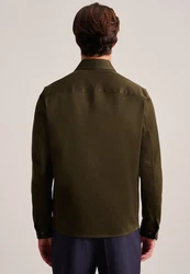 Seidensticker Hemdjacke Dunkelgrün/Khaki/Grün