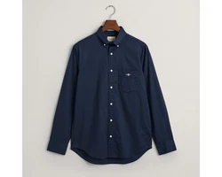 Gant Langarmhemd 3000100 Herren Regular Poplin Hemd navy