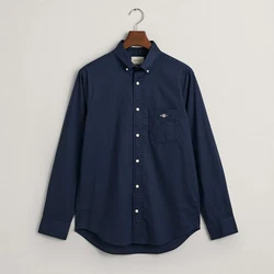 Gant Langarmhemd 3000100 Herren Regular Poplin Hemd navy