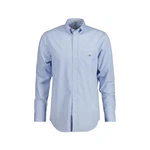Gant Langarmhemd 3000100 Herren Regular Poplin Hemd Hellblau/Dunkelblau/Blau