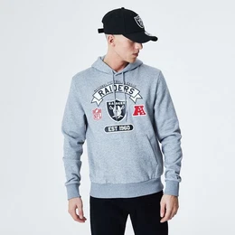 Hoodie Hoodie NFL Oakland Raiders, G S, F light grey (1-tlg) Kngurutasche