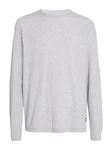 Tommy Jeans Langarmshirt TJM REG LS WAFFLE TEE Grau/Hellgrau