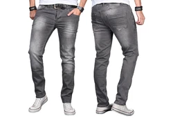 Alessandro Salvarini Jeans ASLuca Dunkelgrau/Grau/Hellgrau