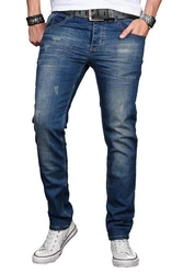 Alessandro Salvarini Jeans ASLuca Dunkelblau/Blau/Hellblau