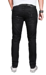 Alessandro Salvarini Jeans ASLuca Schwarz/Dunkelgrau/Grau