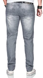 Alessandro Salvarini Jeans ASCatania Grau/Hellgrau/Blau/Hellblau/Weiß