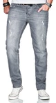 Alessandro Salvarini Jeans ASCatania Grau/Hellgrau/Blau/Hellblau/Weiß