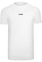 Merchcode T-Shirt Round Neck Weiß/Grau/Gelb/Beige