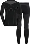 Odlo Set Long Performance Evolution Warm Fundamentals Performa schwarz/grau