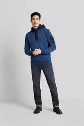 bugatti 5-Pocket-Jeans Flexcity Denim Dunkelblau/Dunkelgrau/Grau/Blau