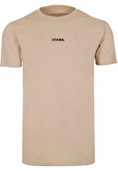 Merchcode T-Shirt Round Neck Braun/Khaki/Beige