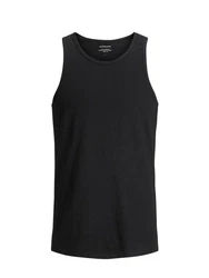 Jack & Jones JACBASIC TANKTOP 2 PACK Grau/Schwarz/Dunkelgrau