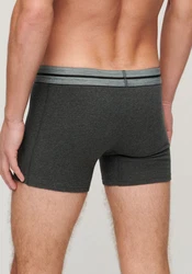 Superdry Boxershorts Boxer Triple Pack Schwarz/Grau