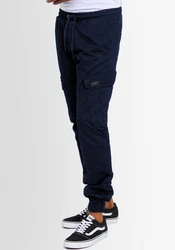 Alessandro Salvarini Cargohose ASComfi Dunkelblau/Blau
