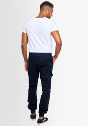 Alessandro Salvarini Cargohose ASComfi Dunkelblau/Blau
