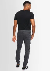 Alessandro Salvarini Cargohose ASComfi Khaki/Dunkelgrau/Grau/Schwarz
