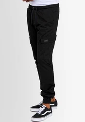 Alessandro Salvarini Cargohose ASComfi Schwarz/Khaki/Dunkelblau