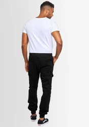 Alessandro Salvarini Cargohose ASComfi Schwarz/Khaki/Dunkelblau