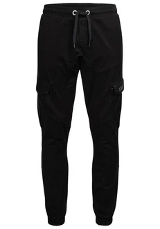 Alessandro Salvarini Cargohose ASComfi Schwarz/Khaki/Dunkelblau