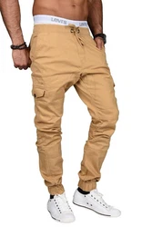 Alessandro Salvarini Cargohose ASCuffy Khaki/Beige/Braun