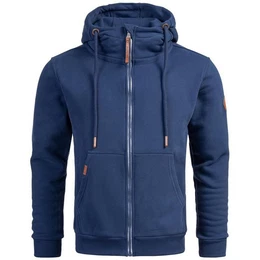 Sweatjacke ASGeenio mit hohem Kragen