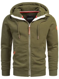 Sweatjacke ASGeenio mit hohem Kragen