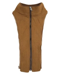 Allthemen Kurzmantel mit abnehmbarem Doppelkragen Braun/Khaki/Beige