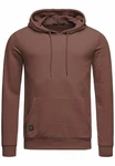 Red Bridge Herren Crewneck Sweatshirt Pullover Premium Basic Braun/Dunkelbraun/Grau