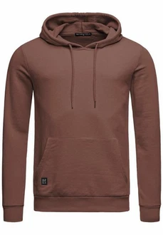 Red Bridge Herren Crewneck Sweatshirt Pullover Premium Basic Braun/Dunkelbraun/Grau