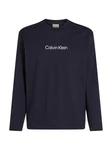 Calvin Klein Langarmshirt HERO LOGO LS T-SHIRT Dunkelblau/Blau/Braun