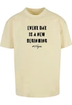 Merchcode T-Shirt Hope 2 Heavy Oversized Tee Beige