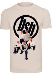 Merchcode T-Shirt Herren Weiß/Khaki/Hellgrau/Beige