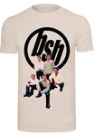 Merchcode T-Shirt Herren Weiß/Khaki/Hellgrau/Beige