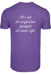 Merchcode Herren Heartbreak X T-Shirt Lila/Fliederfarben