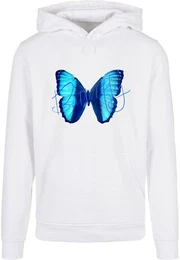 Kapuzensweatshirt Herren Butterfly Blue Basic Hoody (1-tlg)