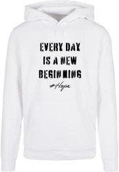 Merchcode Kapuzensweatshirt Hope 2 Basic Hoody Grün/Beige/Weiß/Grau