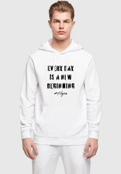 Merchcode Kapuzensweatshirt Hope 2 Basic Hoody Grün/Beige/Weiß/Grau