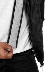 Redbridge Herren Bikerjacke mit Kapuze 