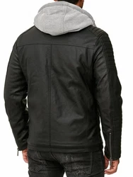 Redbridge Herren Bikerjacke mit Kapuze 