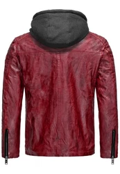 Redbridge Herren Bikerjacke mit Kapuze 